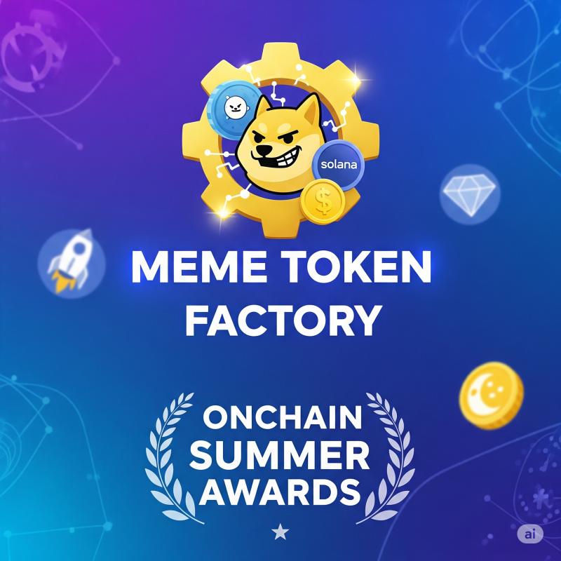 Meme Token Factory Screenshot